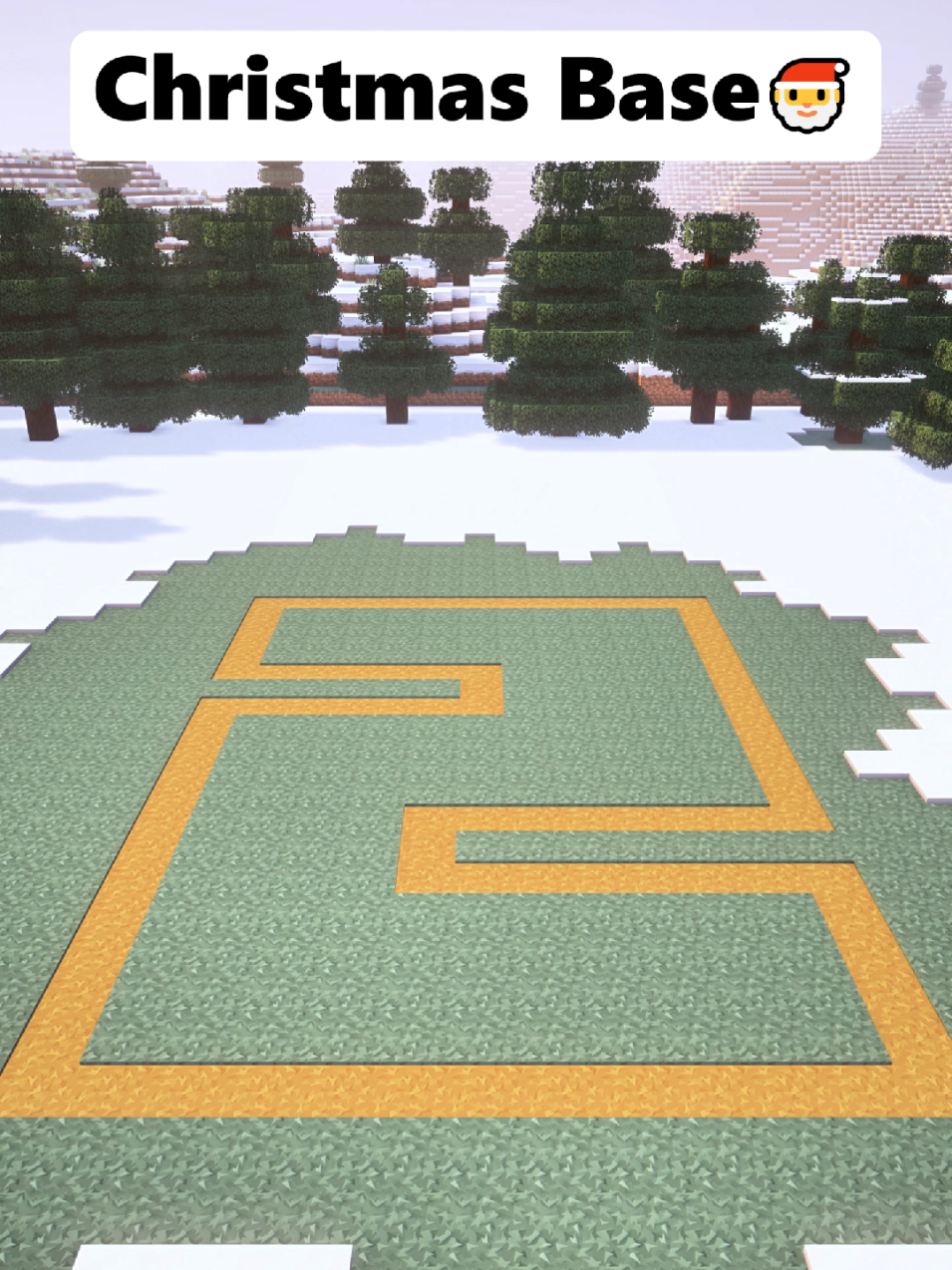 Minecraft Christmas Base🤶 #Minecraft #minecraftbuilding #minecraftbuilds #minecrafttutorial 