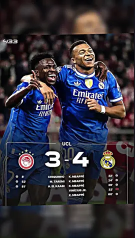 FT: Olympiacos 3-4 Real Madrid, mbappe cetak quattrick Wak 🤯🔥 #olympiacos #realmadrid #football #footballedit #fyp 