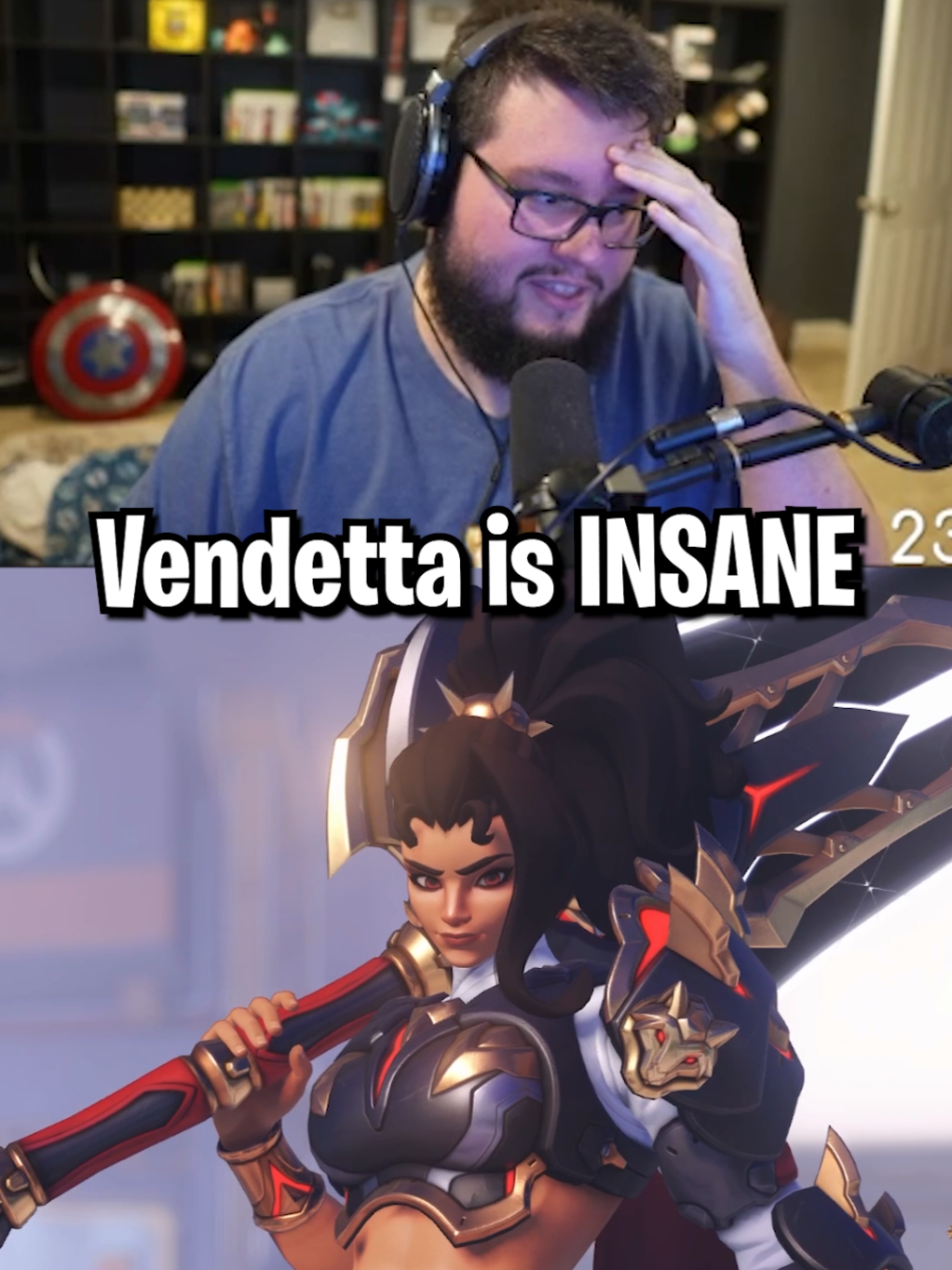 Vendetta is a CRAZY hero #gaming #overwatch #overwatch2 