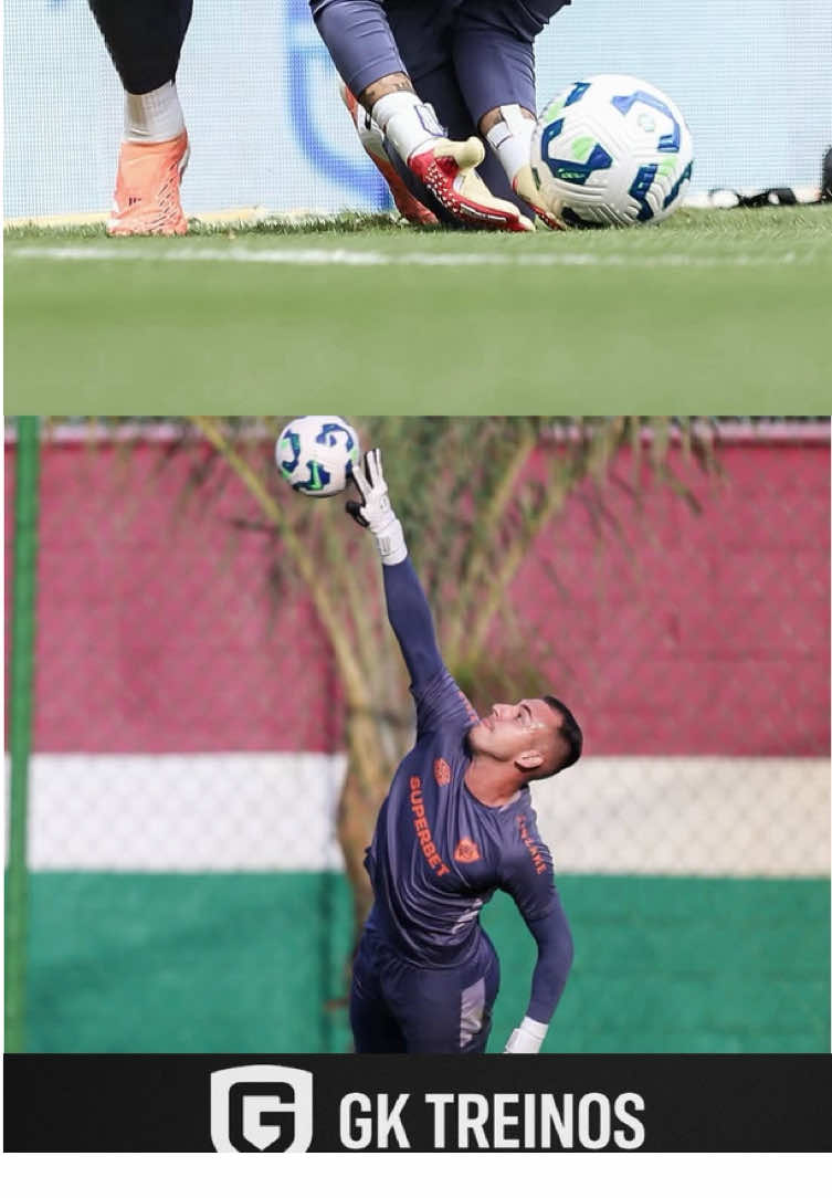 Trabalho de ativação com gesto técnico específico: Pegada (Punho), transferindo para o trabalho de potência com queda meia altura. 🎥 @fluminensefc  #goalkeepercoach  #goleiro  #goleirosdobrasil  #goalkeepertraining  #gktreinos