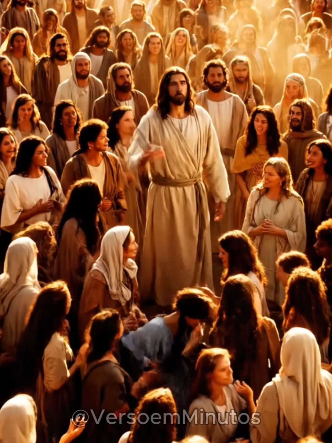 No meio da multidão, Jesus libera uma palavra que transforma vidas. Que essa força alcance você agora. Escreva: “Glória a Deus!” e compartilhe esperança. #fé #Jesus #cura #vitória #força