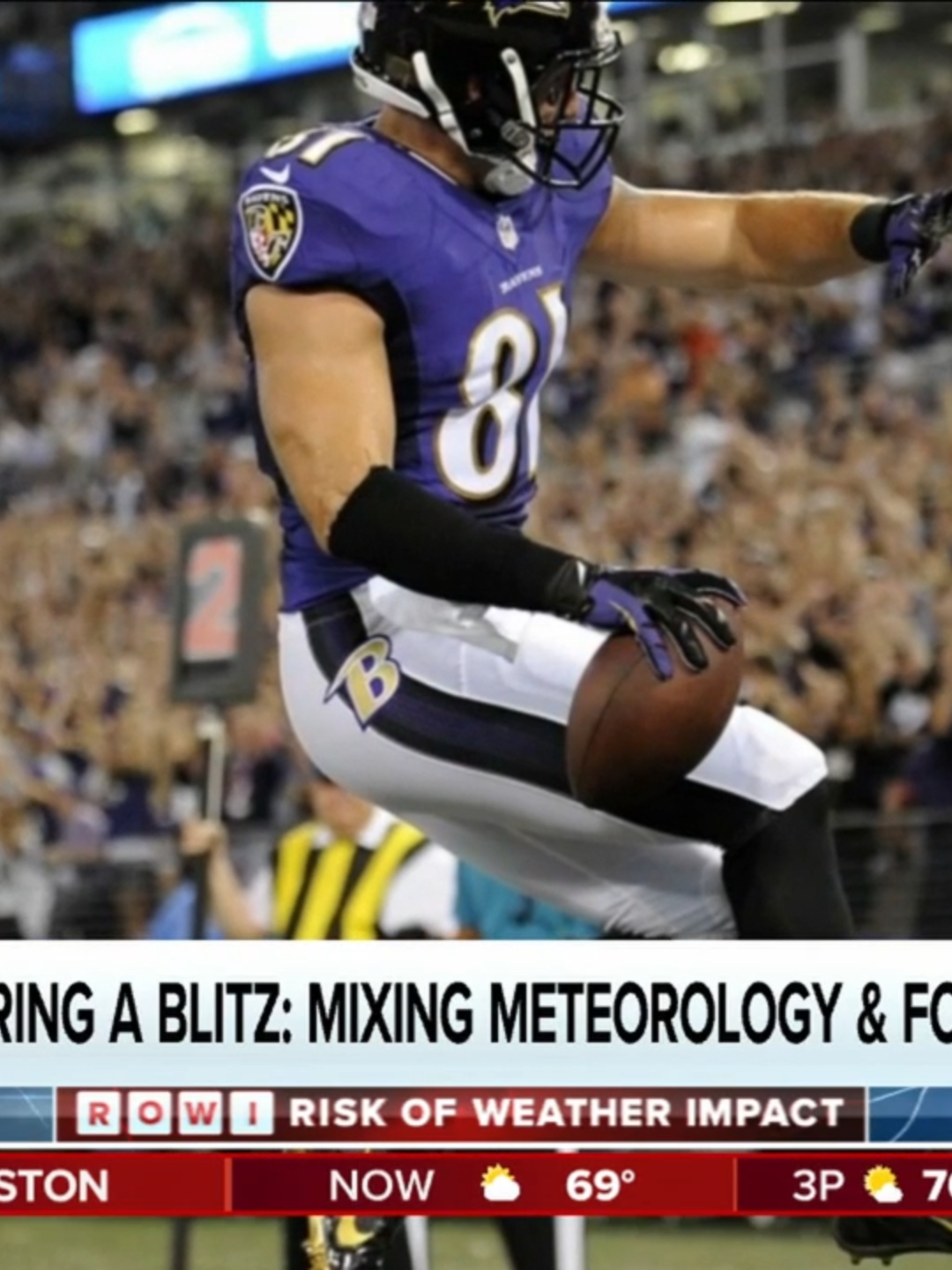 FOOTBALL TIME 🏈: With Thanksgiving Day football upon us, Owen Daniels, two-time Pro Bowl selection and former tight end player for the Baltimore Ravens and Denver Broncos joins FOX Weather to discuss the big matchups that are happening this weekend.