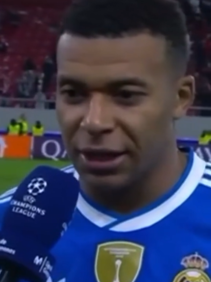 Kylian Mbappé tras marcar su poker en champions #fyp #foryoupage #viraltiktok #tiktokfootballacademy #videoviral 