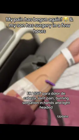 #jointpain #dehydration #iv #burningpain #ervisit 