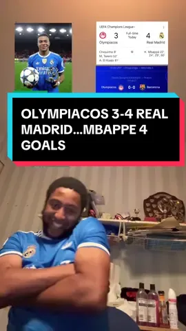 KYLIAN MBAPPE 4 GOALS VS OLYMPIACOS. OLYMPIACOS 3-4 REAL MADRID HIGHLIGHTS #mbappe #RealMadrid #olympiacos 