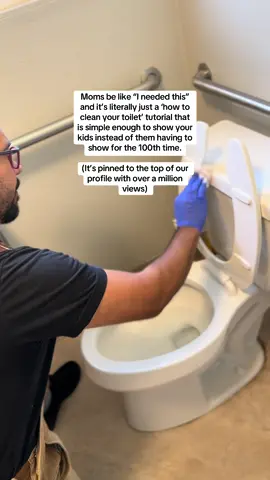 Moms be like “I needed this” and it’s literally just a ‘how to clean your toilet’ tutorial that is simple enough to show your kids instead of them having to show for the 100th time.  (It’s pinned to the top of our profile with over a million views) #mom #toilet #howtoclean #bathroomcleaning #momcleaning 