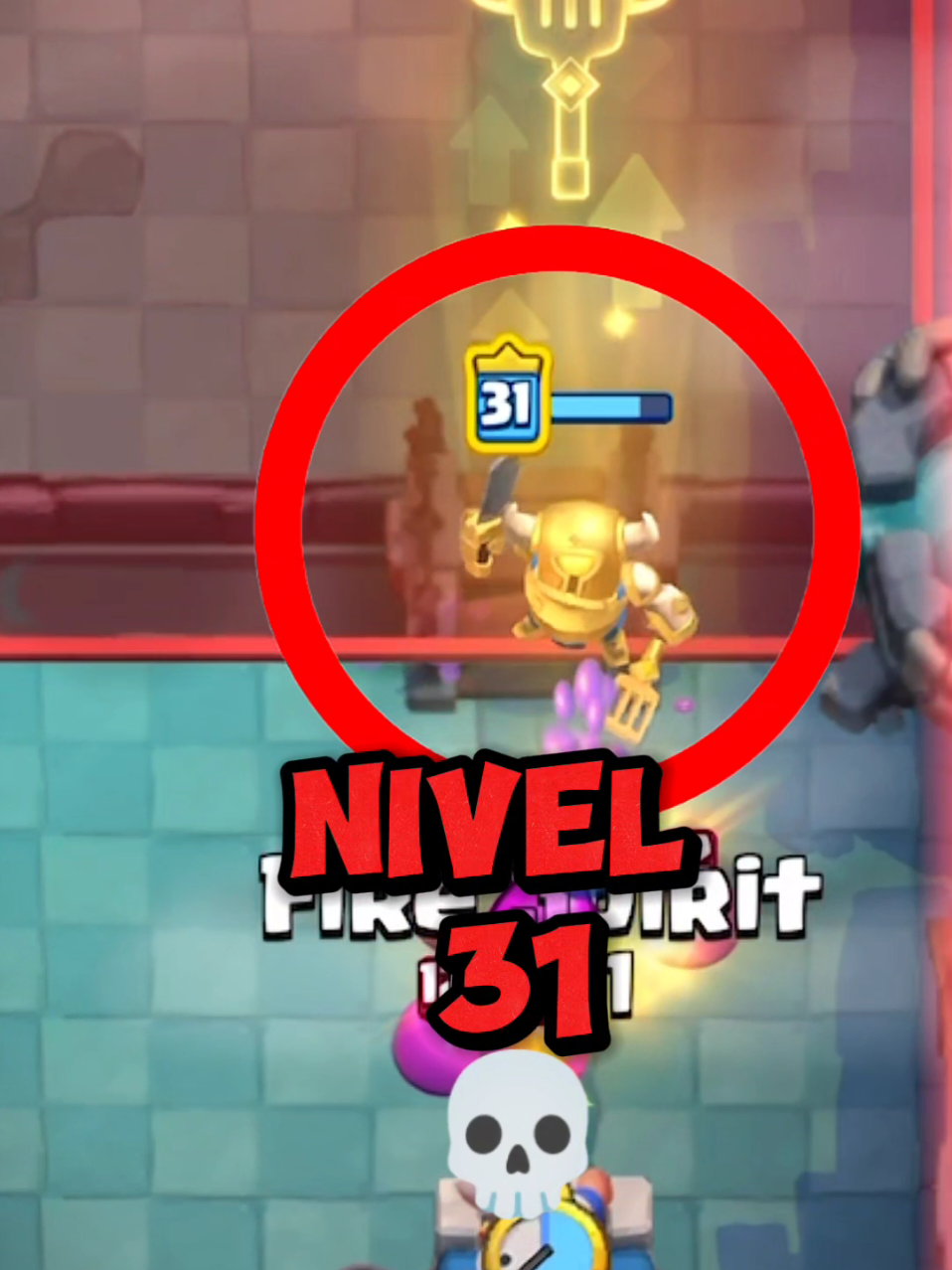 Un mini pekka héroe nivel 32 ☠️ #clashroyale #arthass 