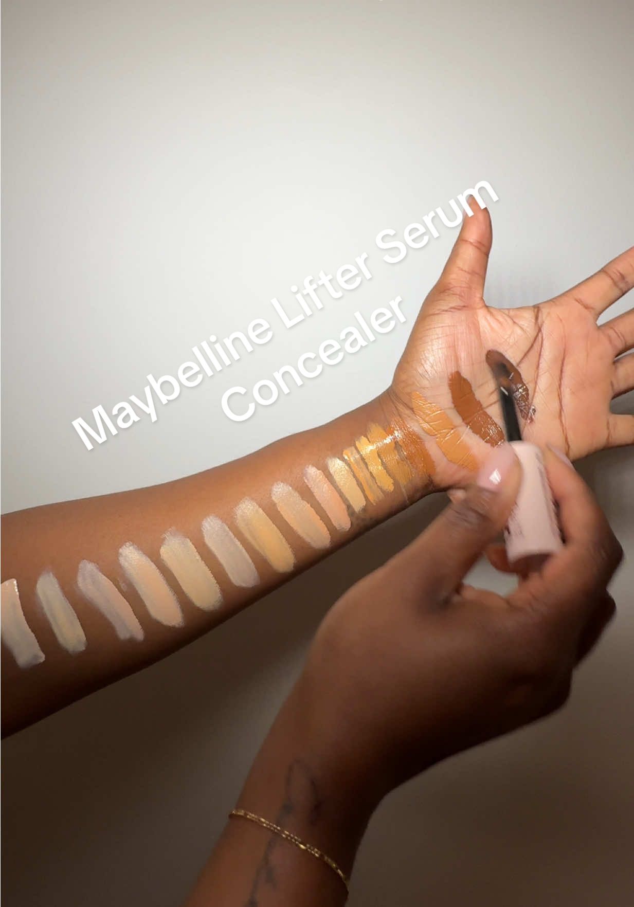 @Maybelline NY • FREE BRUSH WITH PURCHASE  Colors used : 90 & 95 #TikTokShopBlackFriday #tiktokshopcreatorpicks #maybellinepartner #maybellinelifterserumconcealer #concealerhack 