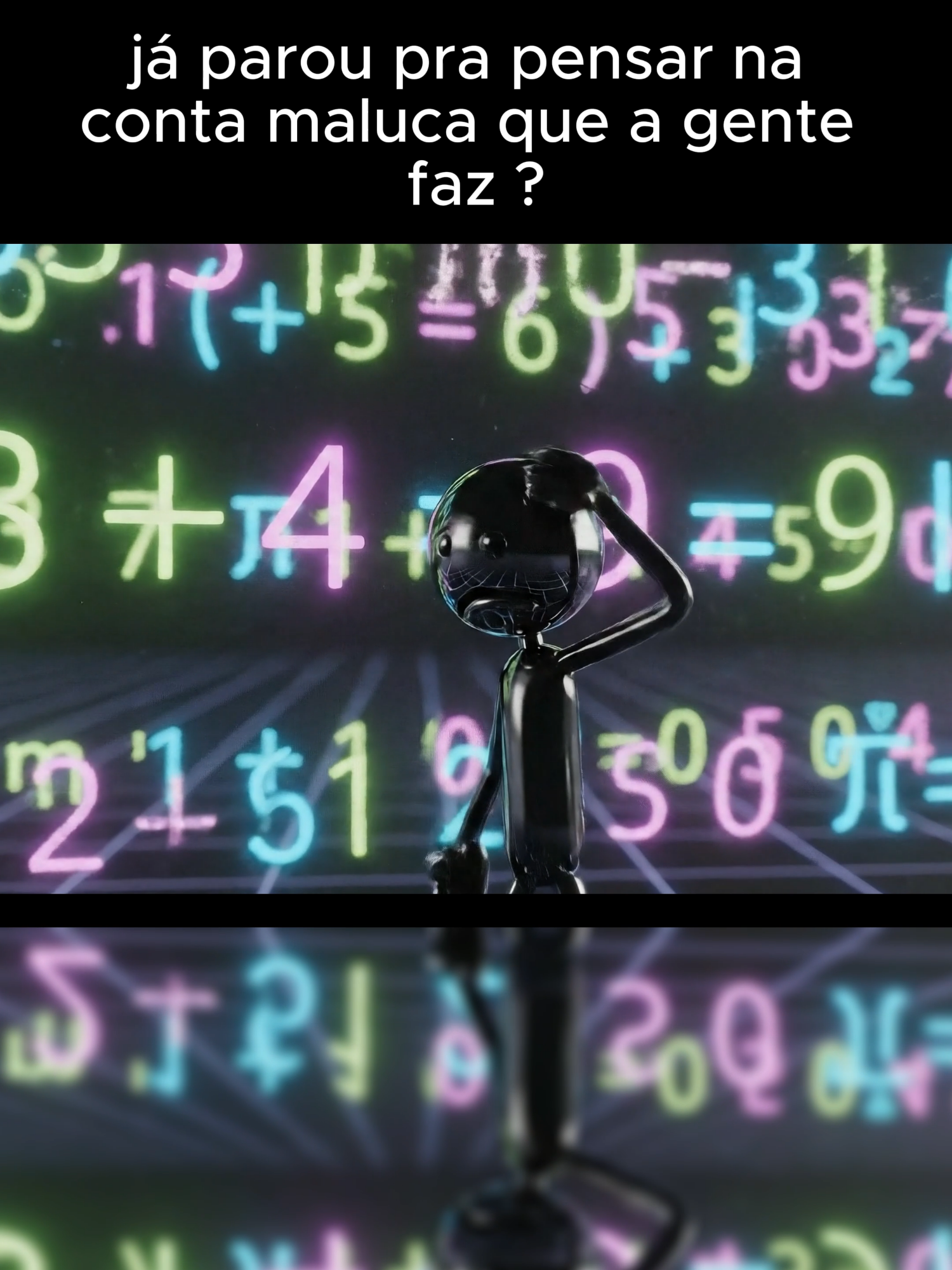 ja parou pra pensar na conta maluca que a gente faz ? #reflexao #motivacional #reflexaododia