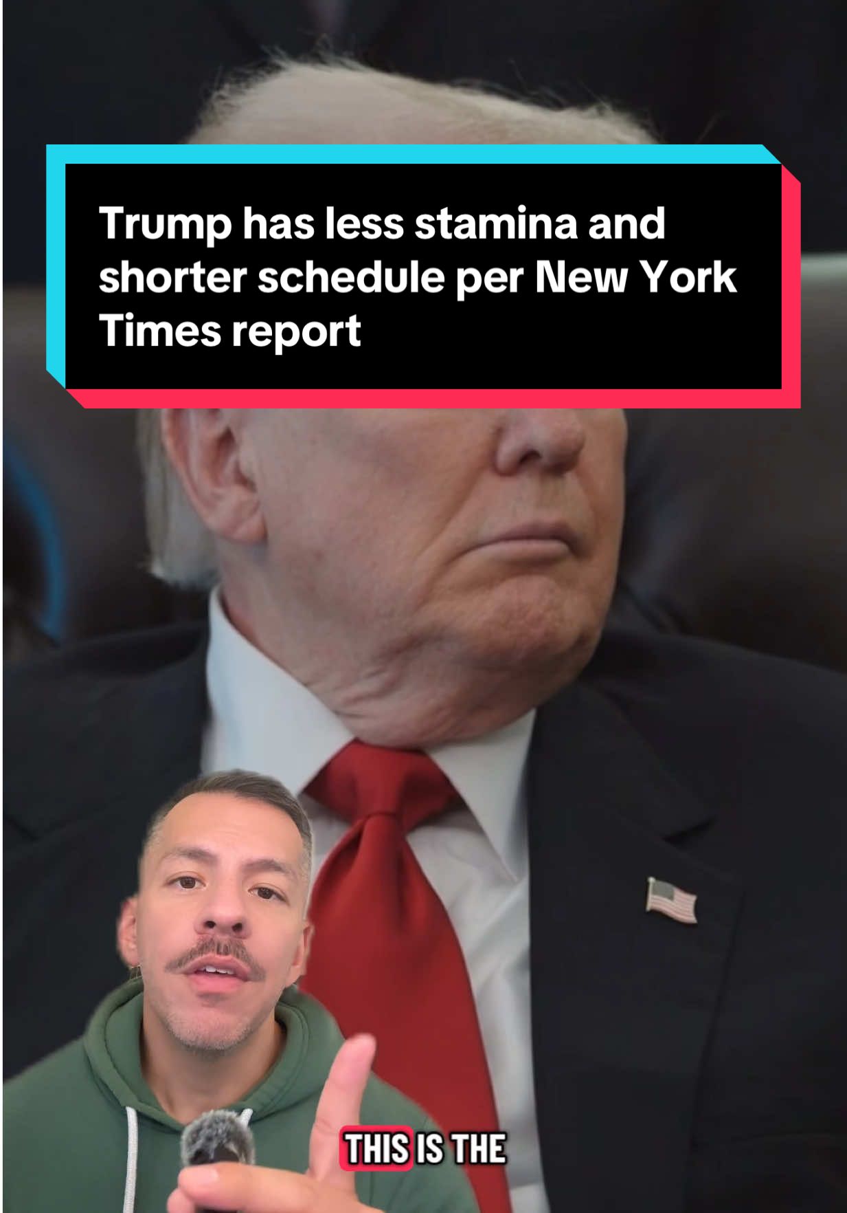 Donald Trump has less stamina and shorter daily schedule according to a bombshell report by the New York Times today #trump #newyorktimes #republicans 