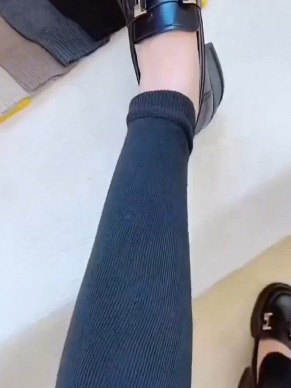 Tất vớ ống dài qua gối vải dài co dãn tốt thoáng khí#tat #tatlotlong 