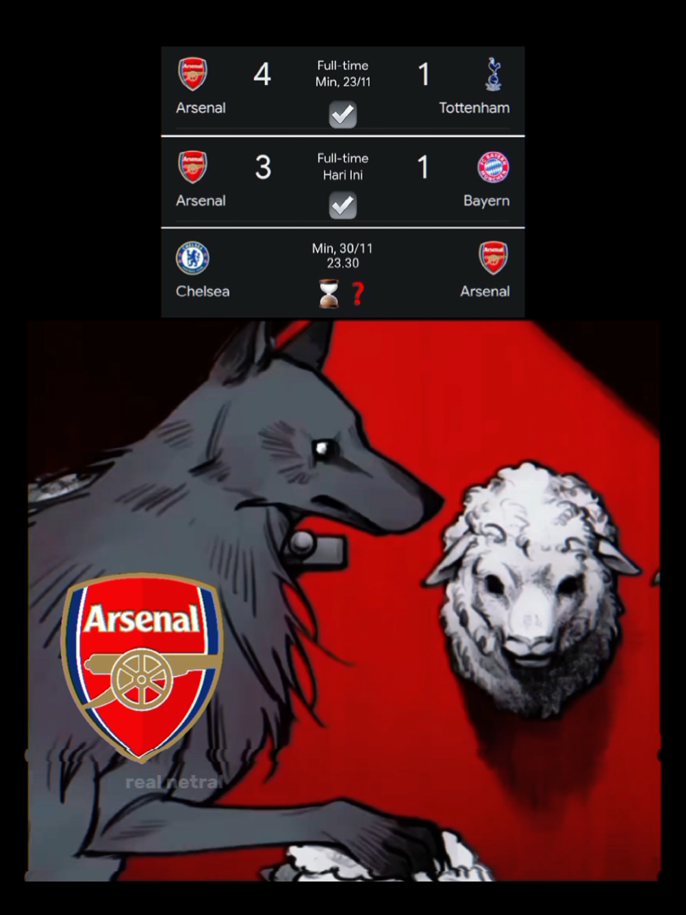 Spurs & Bayern done✔️ mangsa selanjutnya Chelsea⁉️⏳ apakah Arsenal mampu sapu bersih 3 big match beruntun ini?🤔 #PremierLeague #ucl #arsenal #arsenalvsbayern #fyp 