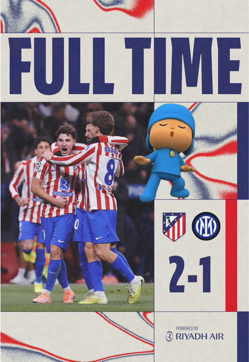 VAMOOOOOS ❤️🤍🕺 #atleticodemadrid #championsleague #UCL #footballtiktok #meme 