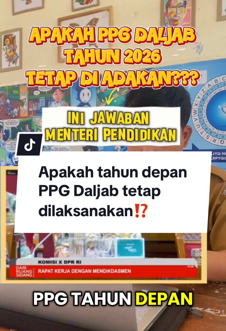 Apakah tahun 2026 PPG Daljab tetap dilaksanakan⁉️ Ini jawaban menteri pendidikan #promomakangajian #ppg #ppgdaljab #ppgdaljab2025 
