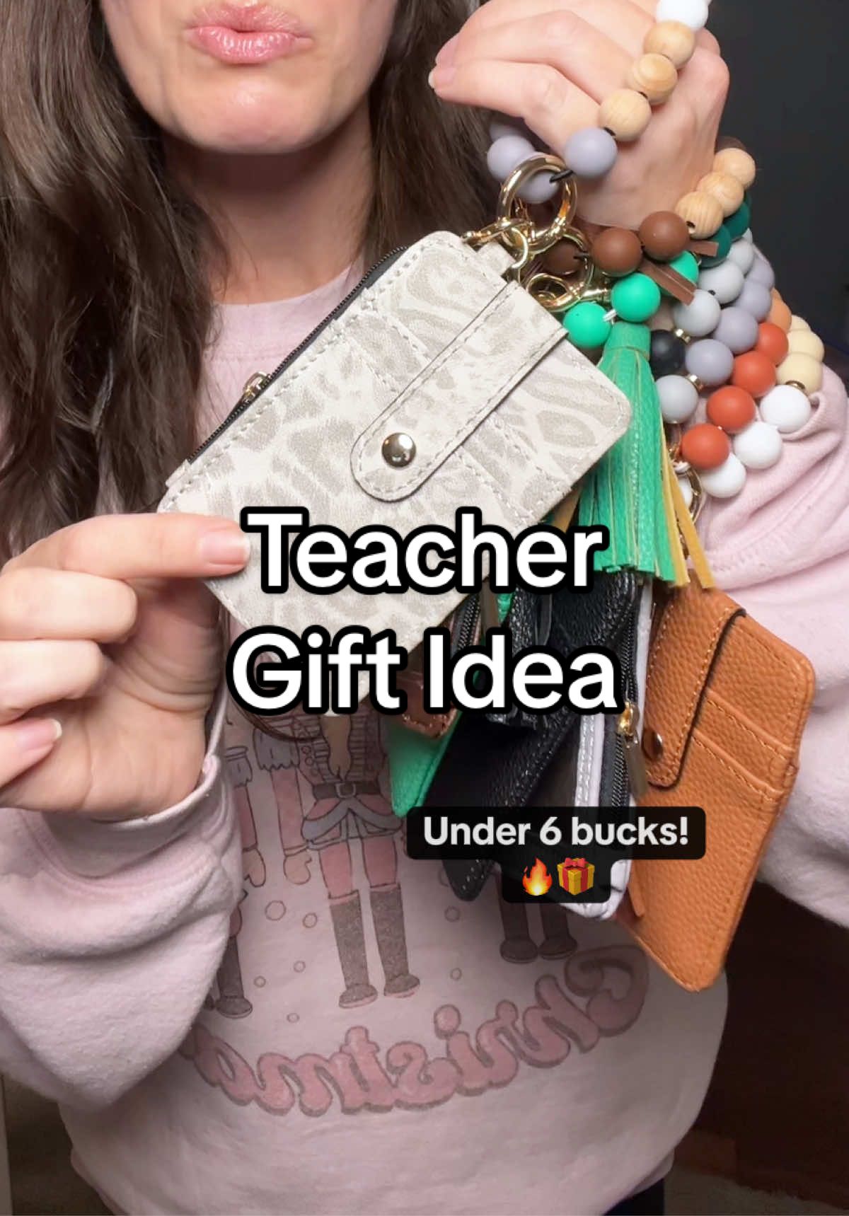 These wristlets are a no-brainer! #wristlet #giftsforteachers #teachergiftsideas #affordablegifts #tiktokshopblackfriday 