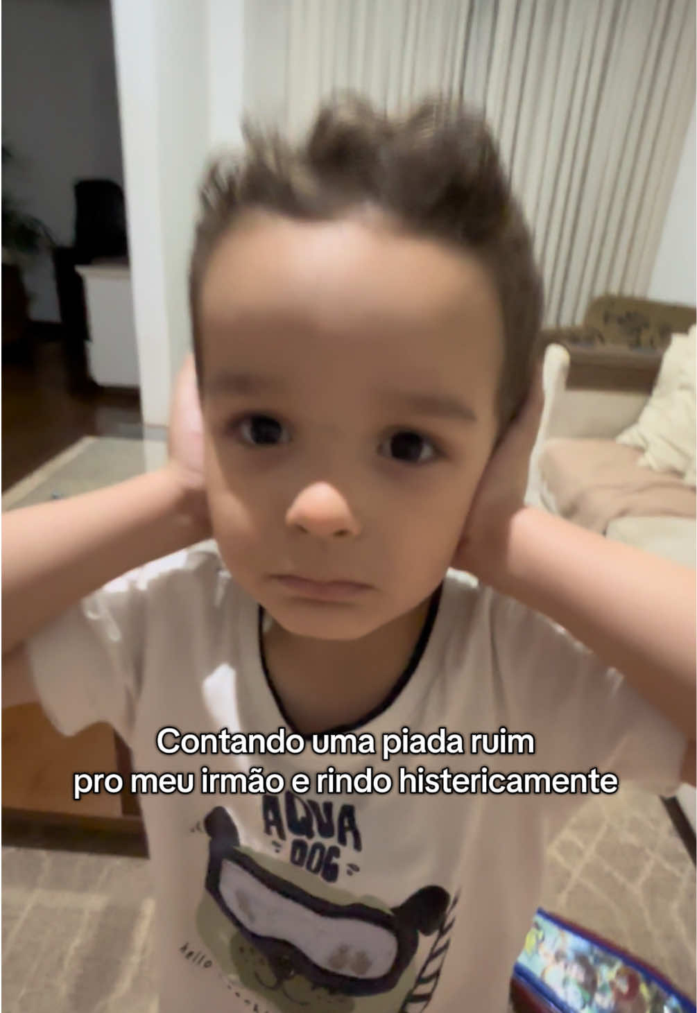 Pra eu rir alguém tem que chorar mesmo…….  #brother #kids #trend #funny 