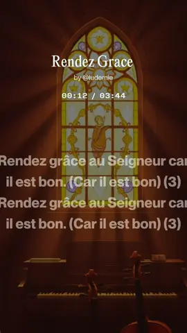 Rendez Grace Aux Seigneur Car Il Est Bon !!  U-Tube: Bondieu Bonn   #katolik #chansoncatholique 