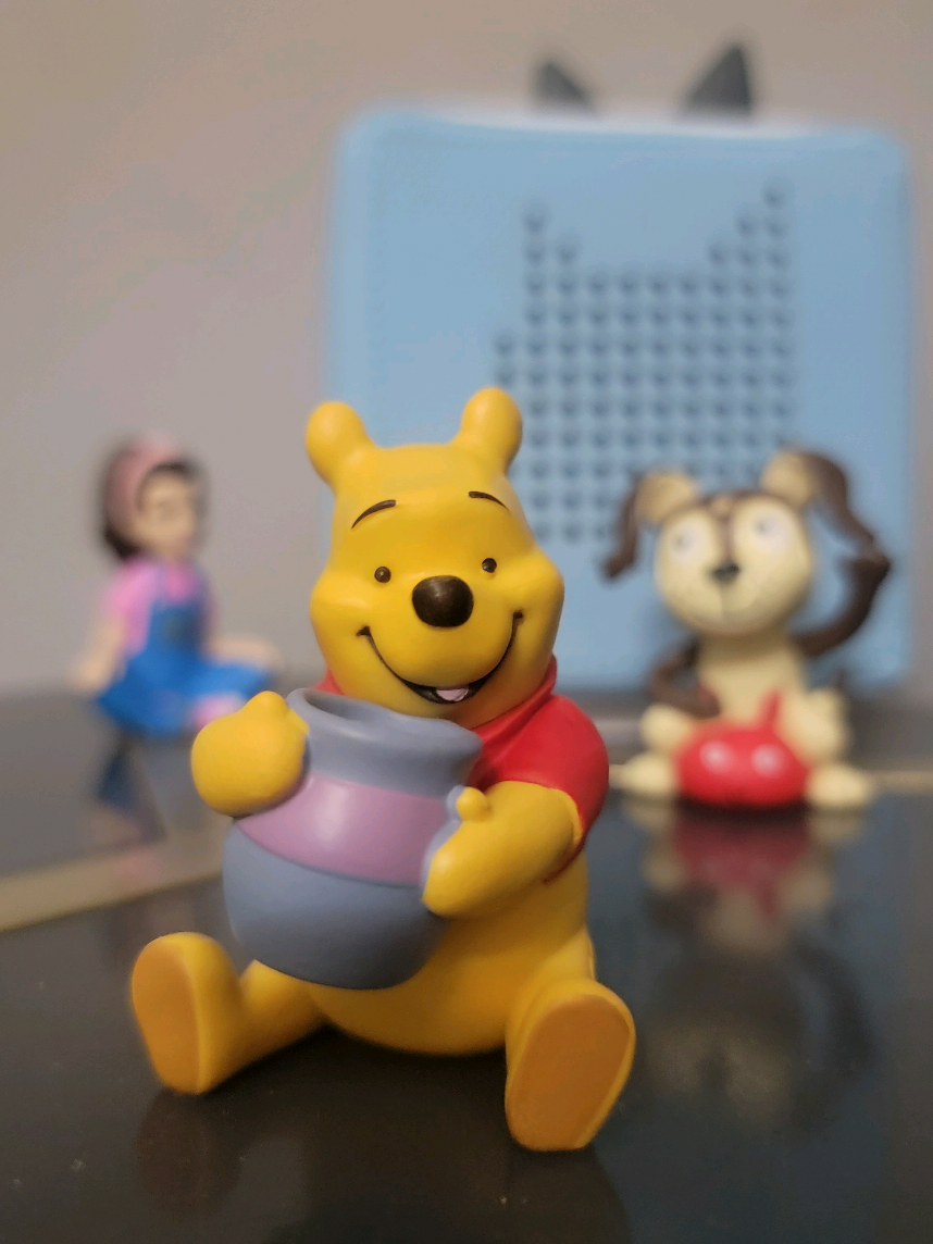 Hes sooooo cute!  #Pooh #WinnieThePooh #TonieBox #TonieTips #tonieboxreview 