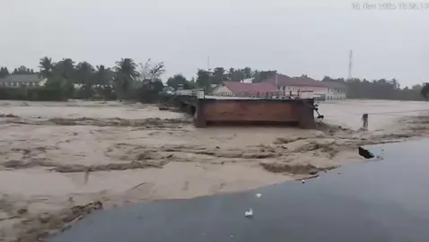 #acehmalaya🇹🇷🇲🇾❤️ Aceh menangis jembatan  simpang 3 merdu berduka