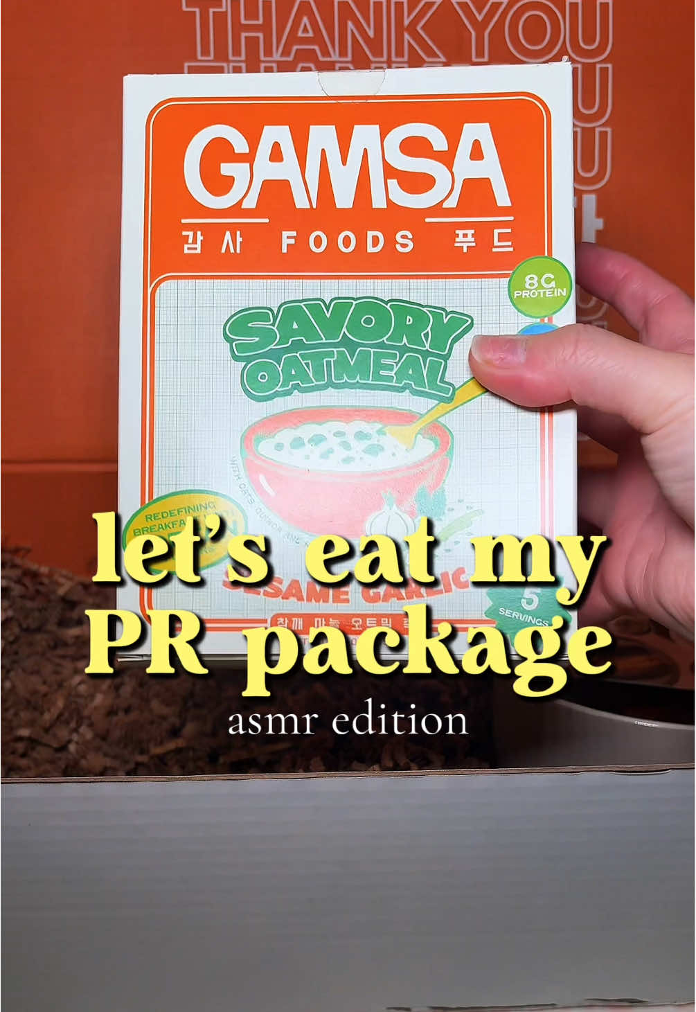 had a really yummy Korean breakfast this morning using @Gamsa Foods savory oatmeal and @Cholula Hot Sauce chili crisp 🌶️ so so yummy  #FoodTok #tastetest #korean #foodreview #prpackage