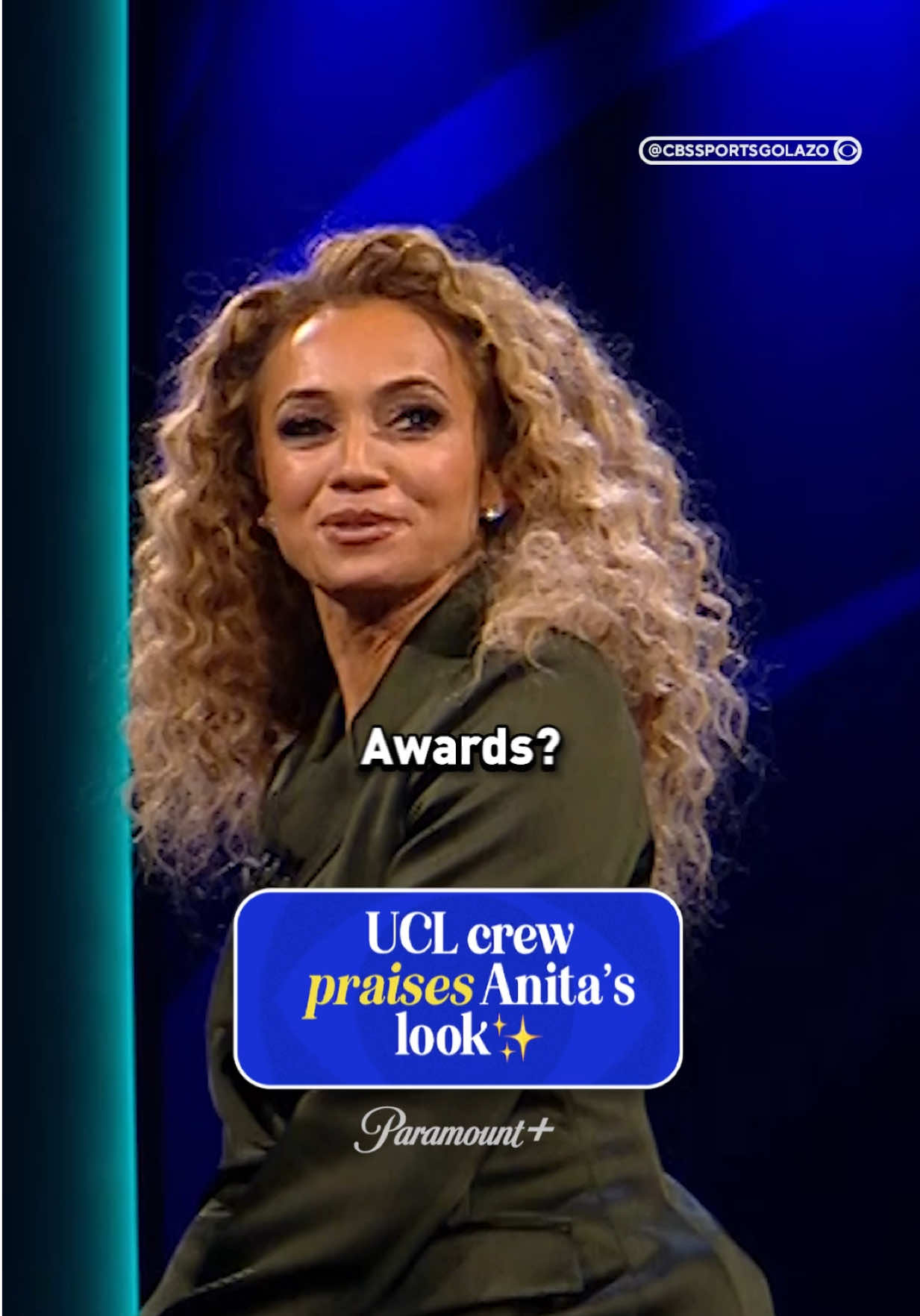 Another day, another @Anita Nneka Jones | Presenter slay 💅 #UCLToday #UCL #championsleague #Soccer #football 