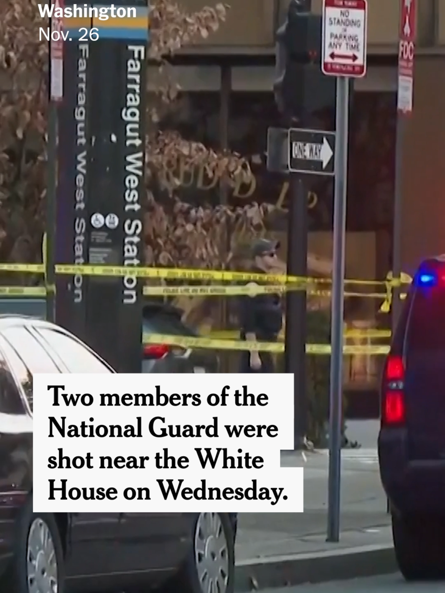 Two members of the West Virginia National Guard were in critical condition after being shot near the White House on Wednesday afternoon, in what the city’s mayor called a targeted shooting. Officials said the gunman was in custody and appeared to have acted alone. #WashingtonDC #NationalGuard