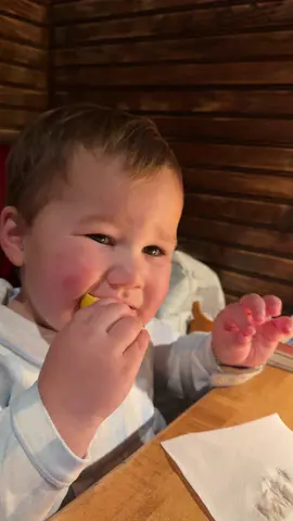 he insisted on eating this 