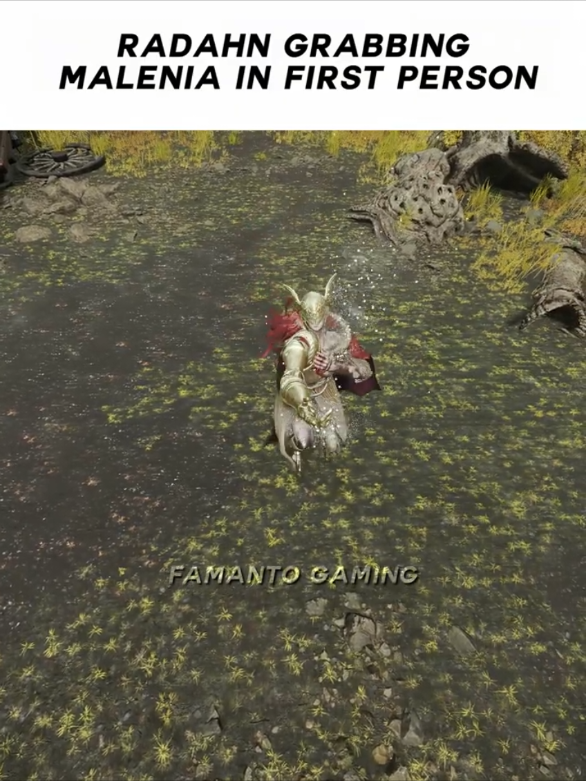 First Person Radahn GRABS Malenia!!🔥#eldenring #gaming #fromsoftware #darksouls #nightreign 