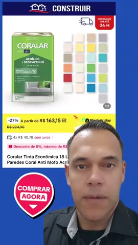 Coralar Tinta Econômica 18 Lit#tiktokshopfriday 