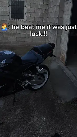 yeah just luck. #fyp #motogp #biketok #honda #hondacbr600rr 