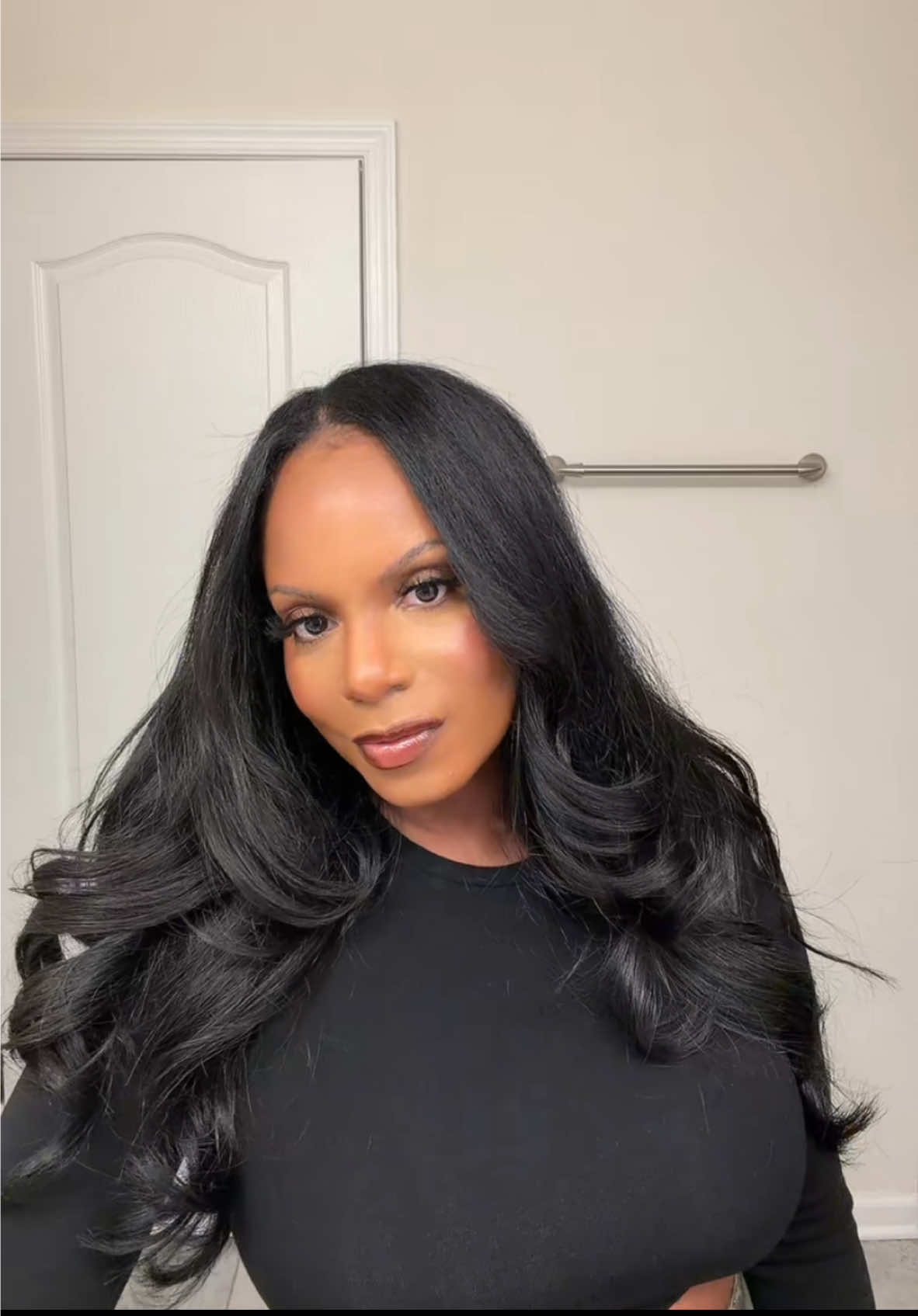 Skin first, glam second. #makeup #danessamyricks #onesizebeauty #fentybeauty #hauslabsfoundation #nars #twofacedcosmetics #dmv #blackwomenoftiktok #blackgirlmakeup 