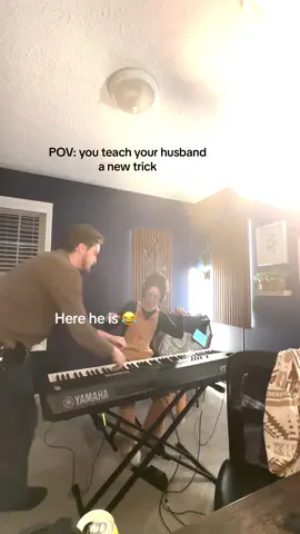 Gotta teach him some more tricks 😂🎶  #jazzpiano #piano 