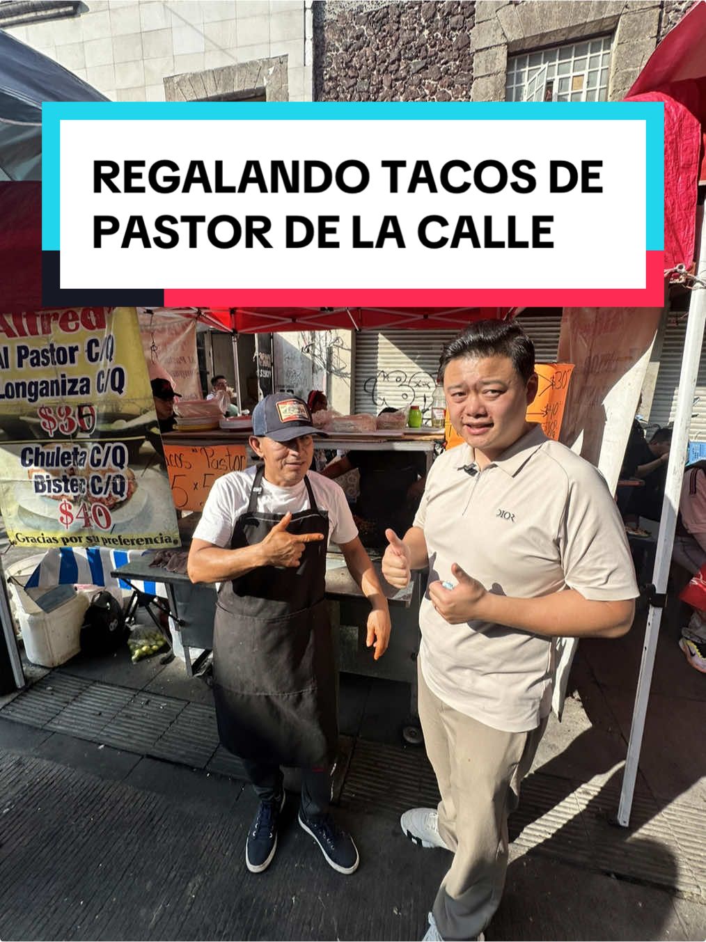 Hola soy Lei 🙋 Hoy regalamos tacos de pastor callejeros, gracias a todos por aceptarlos 🌮 😀  Gracias a todos los que me siguen, los quiero 😃  *  * * #vendedoresambulantes  #ayuda #regalos #tacos #regalando 