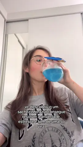 amigas q ainda nao tomam deveriam #chaazul #calmantenatural 