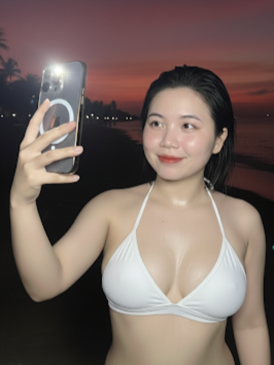 Biển đẹp và em #girlxinh #xuhuongtiktok #viral 