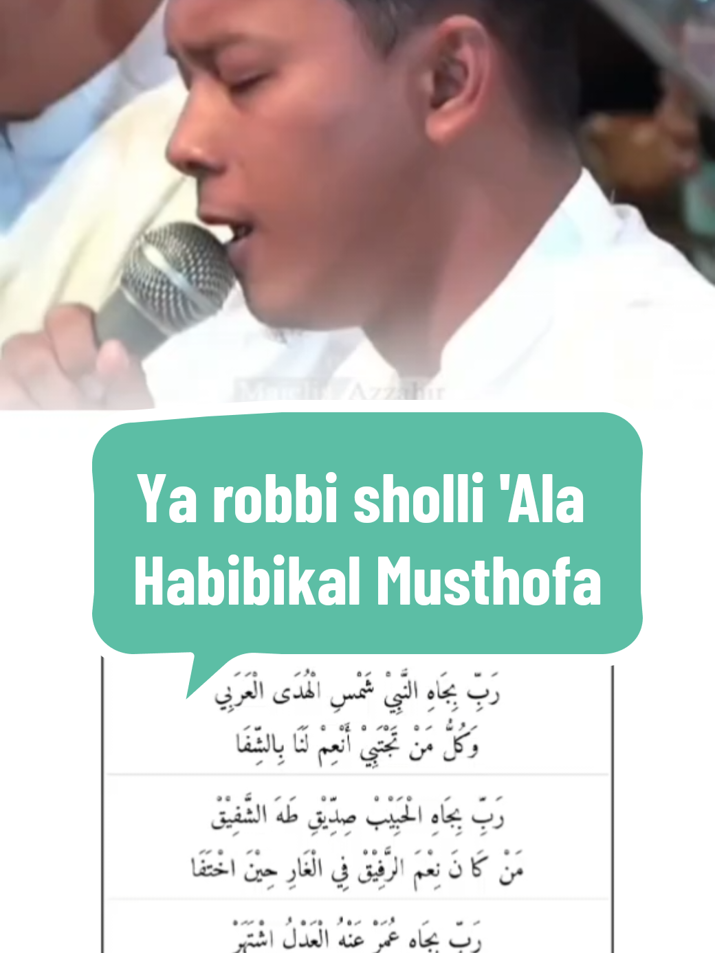 Ya Robbi Sholli Ala Habibikal Musthofa (AZZAHIR)  #sholawatyuk #sholawatviral #zabidnasheed #azzahir #liriksholawat 