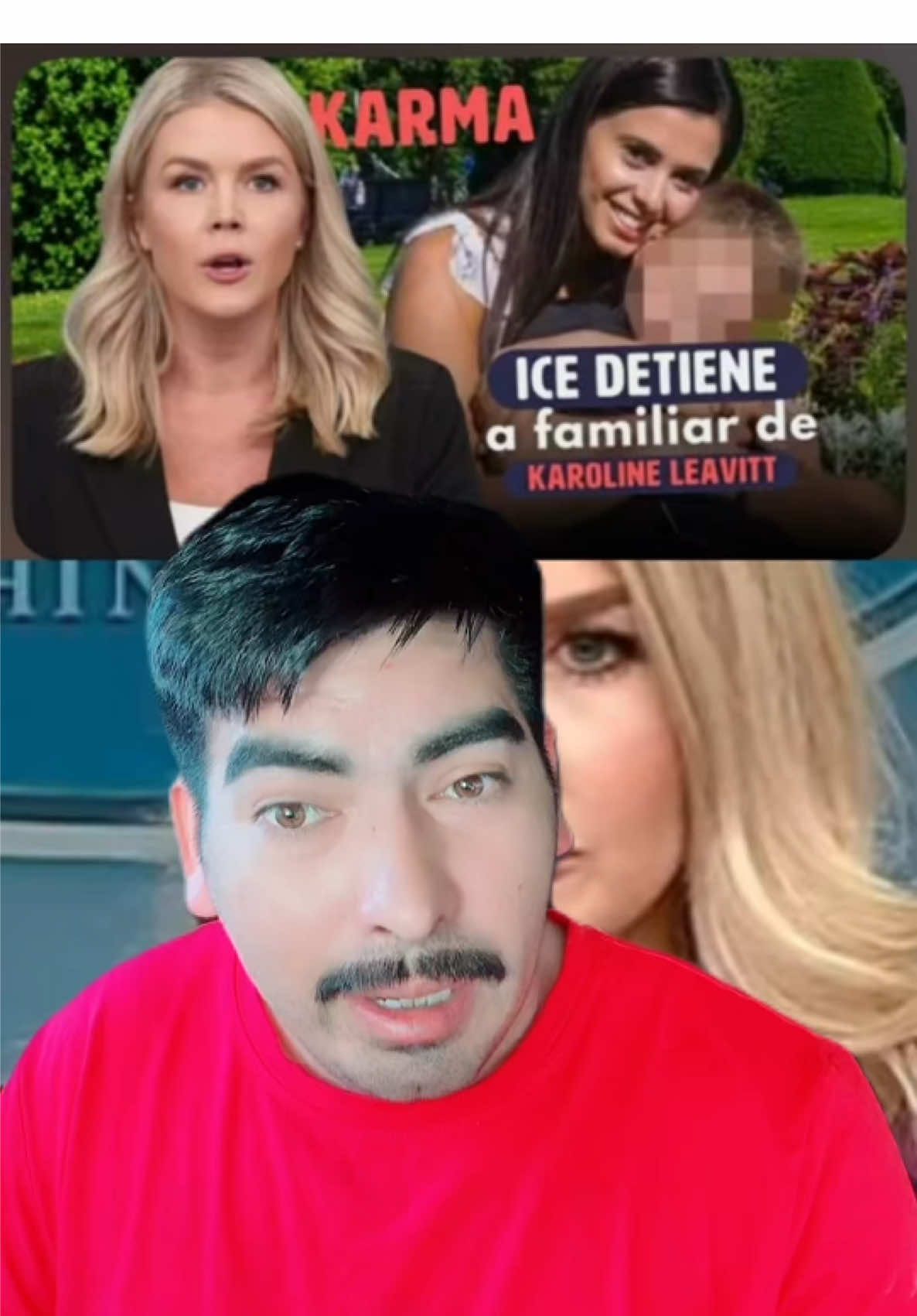 Cuñada de Karoline Levitt fue detenida por ICE Karma #karolineLevitt #DonaldTrump #elsalvador #greenscreen #tomylopezotero 