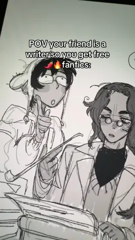 Shoutout to @Kira69 for feeding my delusions #art #fyp #yuri #oc 