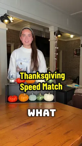 Which team is best in this family Thanksgiving speed match game?? #familygamenight #FamilyFun #thanksgivinggames #matchgame 