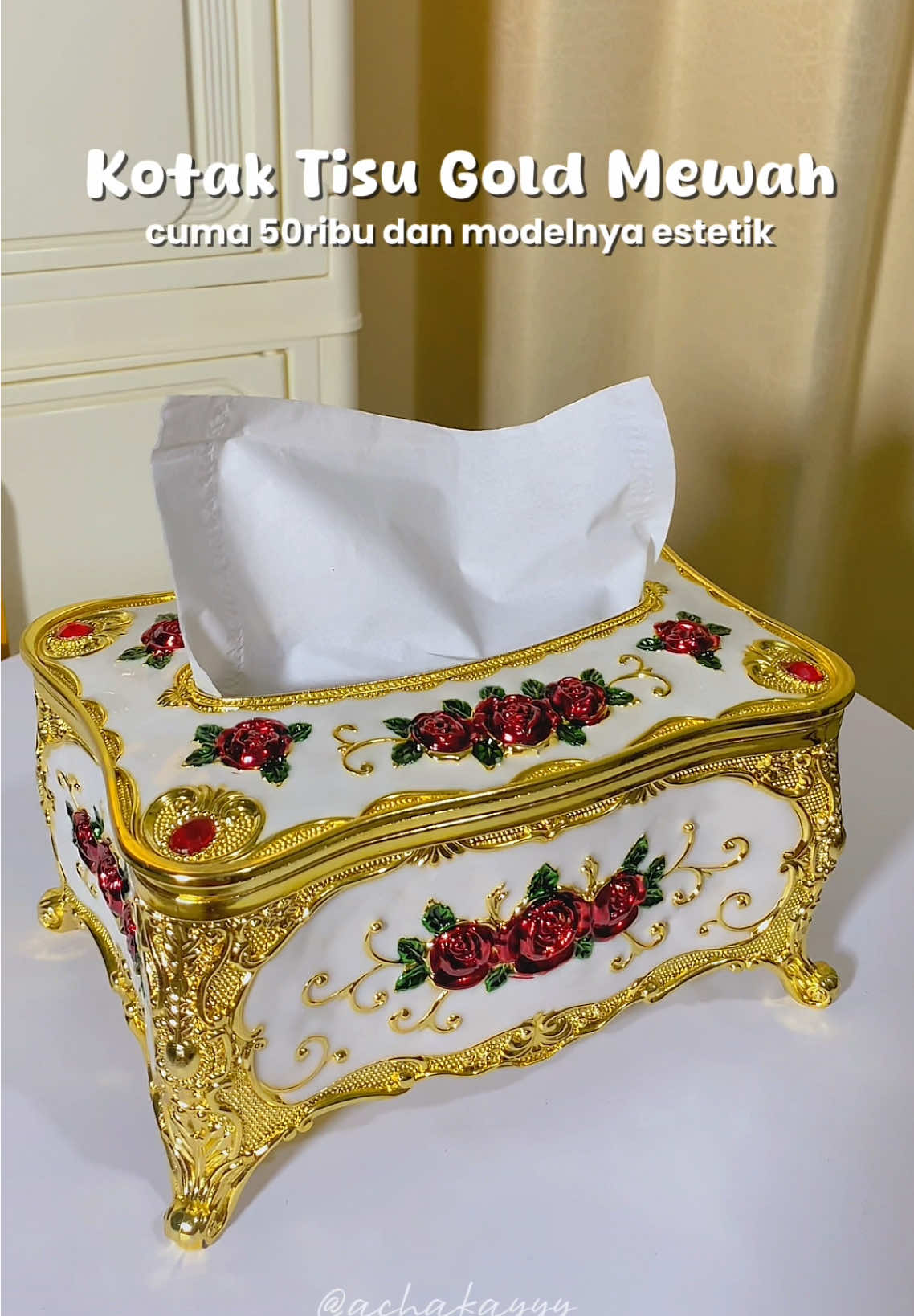 jujur gak nyangka kotak tisu semewah ini harganya murah banget 🥰 modelnya estetik cocok diletakkan dimeja tamu 🫶 samaan yuk #kotaktisu #tempattisu #kotaktisuestetik #kotaktisumewah #kotaktisumurah 