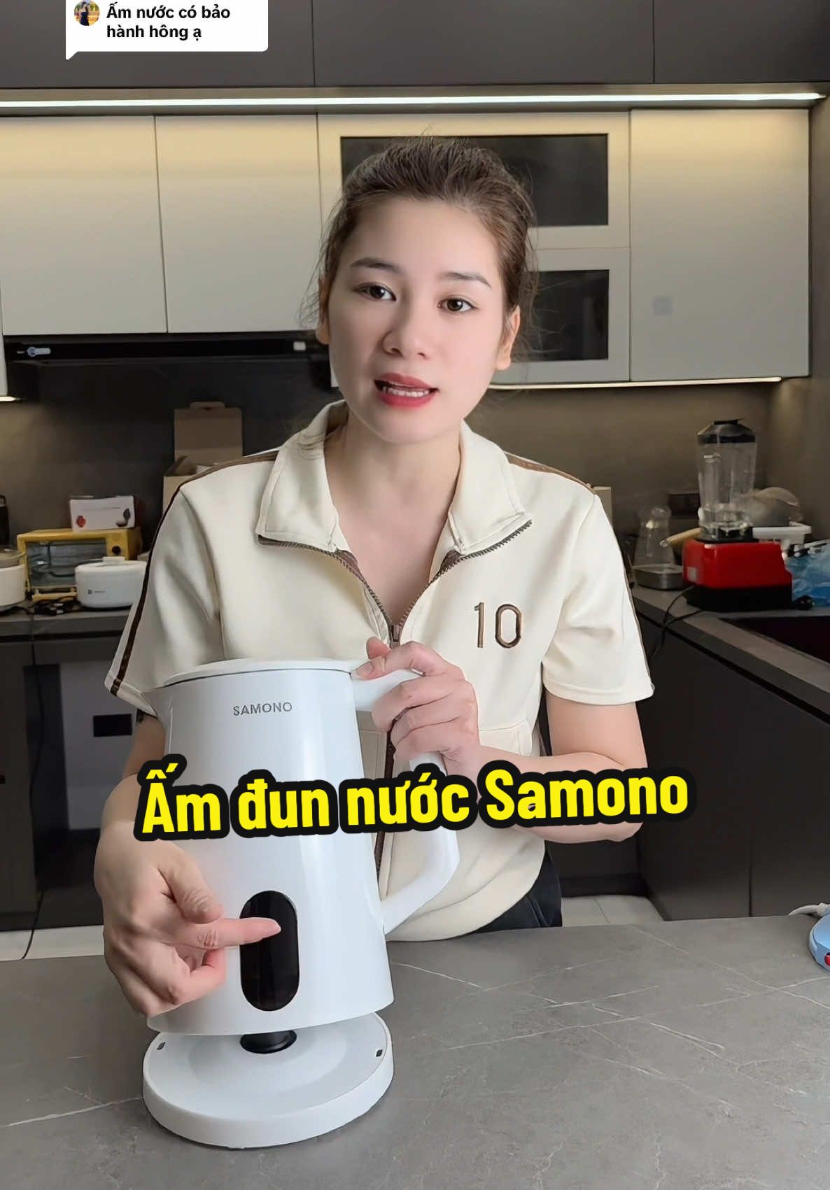 Trả lời @Mỹ Huyền Ấm đun siêu tốc Samono 1500w bảo hành 12 tháng #amdunsieutoc #samono 