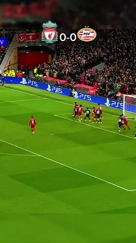 Liverpool VS PSV #liverpoolfc #psv #championsleague #fyp #football 