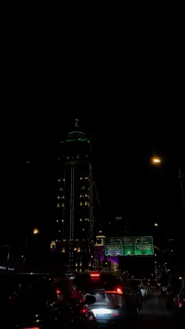 ماأرق الرياض اخر الليل ❤️  #نارسيس_الرياض #المسار_الرياضي 