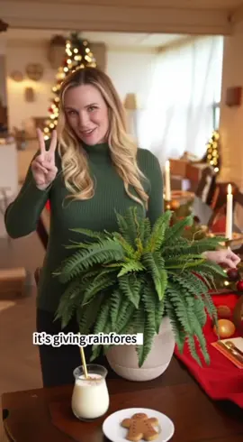 Lush faux ferns add a whimsical,evergreen touch to your Christmas,infusing cozy warmth into every festive nook!#tiktokshopblackfriday #tiktokshopcybermonday #spotlightfindst #homedecor #fern 