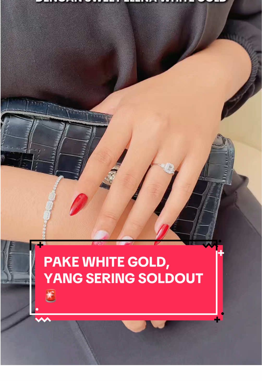 Ini White Gold emang sering SOLDOUT, 😱 ga percaya?? Cek aja KERANJANG KUNING, pasti stocknya terbatas banget!!🛒🟡 #perhiasan #emas #trending #emasasli #viral  