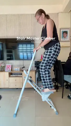 Bilis makapawis ng stair climber na to🥵💦 #stairclimber #foldablestairclimber #Fitness #climbingmachine #homeworkout 