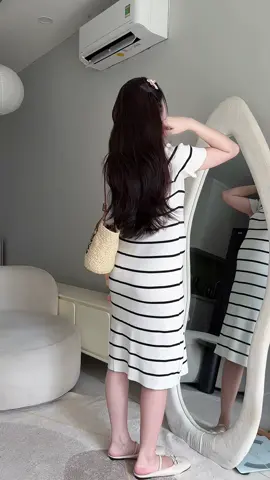 Đầm thun co giãn