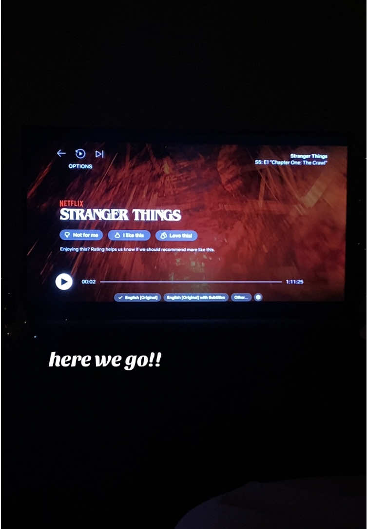 who’s watching?? #strangerthings #strangerthings5 #season5 #netflix 