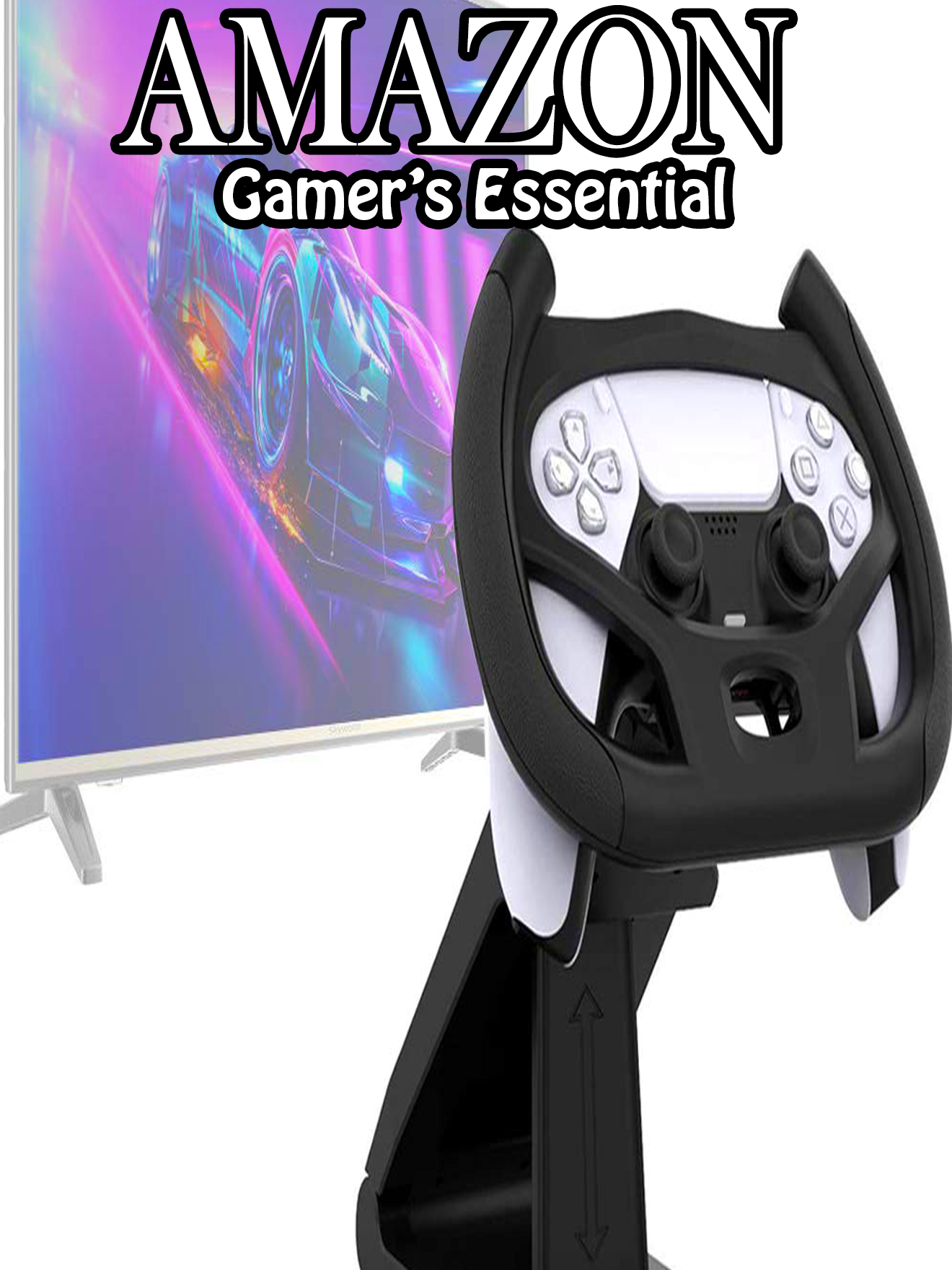 PS5 Gaming Racing Wheel Stand PS5 DualSense Gyro Wheel – Next-Level Racing! 🔥 #creatorsearchinsightsw #creatorsearchinsights2025 #contentcreatortips #contentcreatorsoftiktok #amazonhomefinds #amazonmustaves #amazontechgadgets #creatorsearchinsights2025