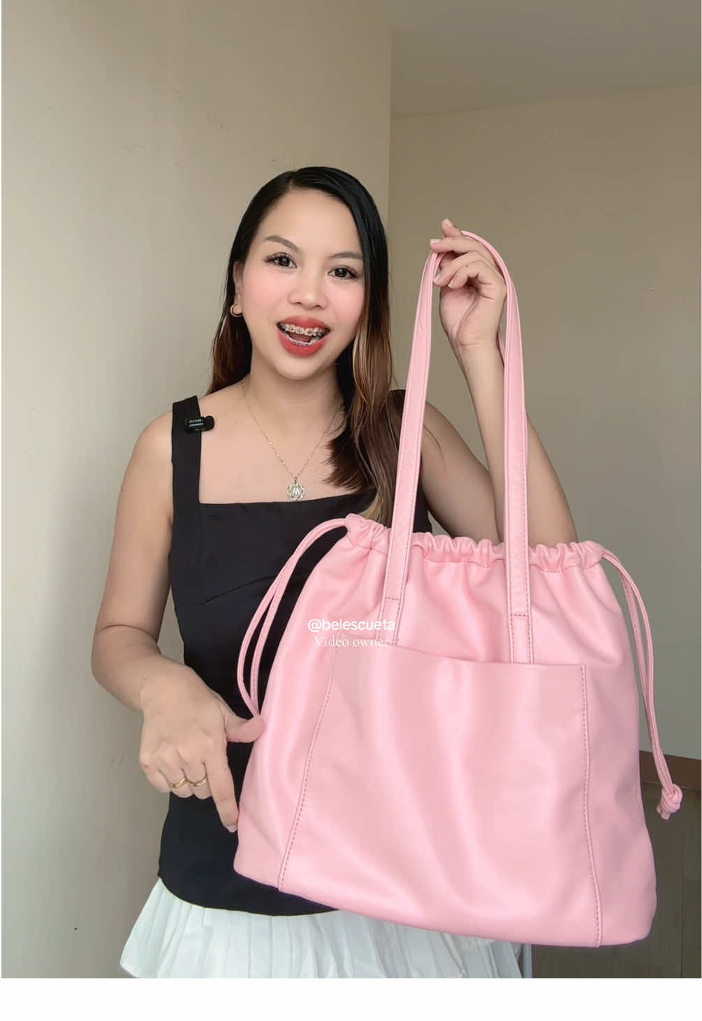 Replying to @🦕 Available na si Piiiiink 🫶 #bagrecommendation #officebag #collegebag #cloudbag #belescueta 